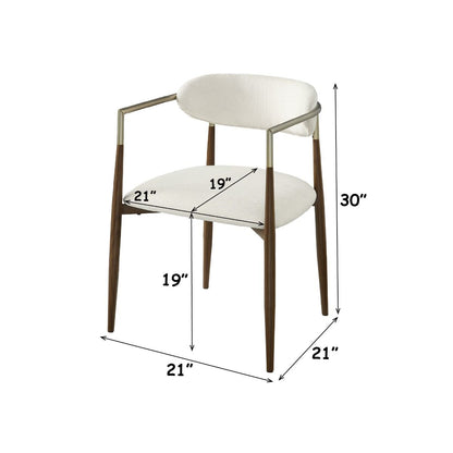 Clayten - Arm Chair (Set of 2) - Brown Oak