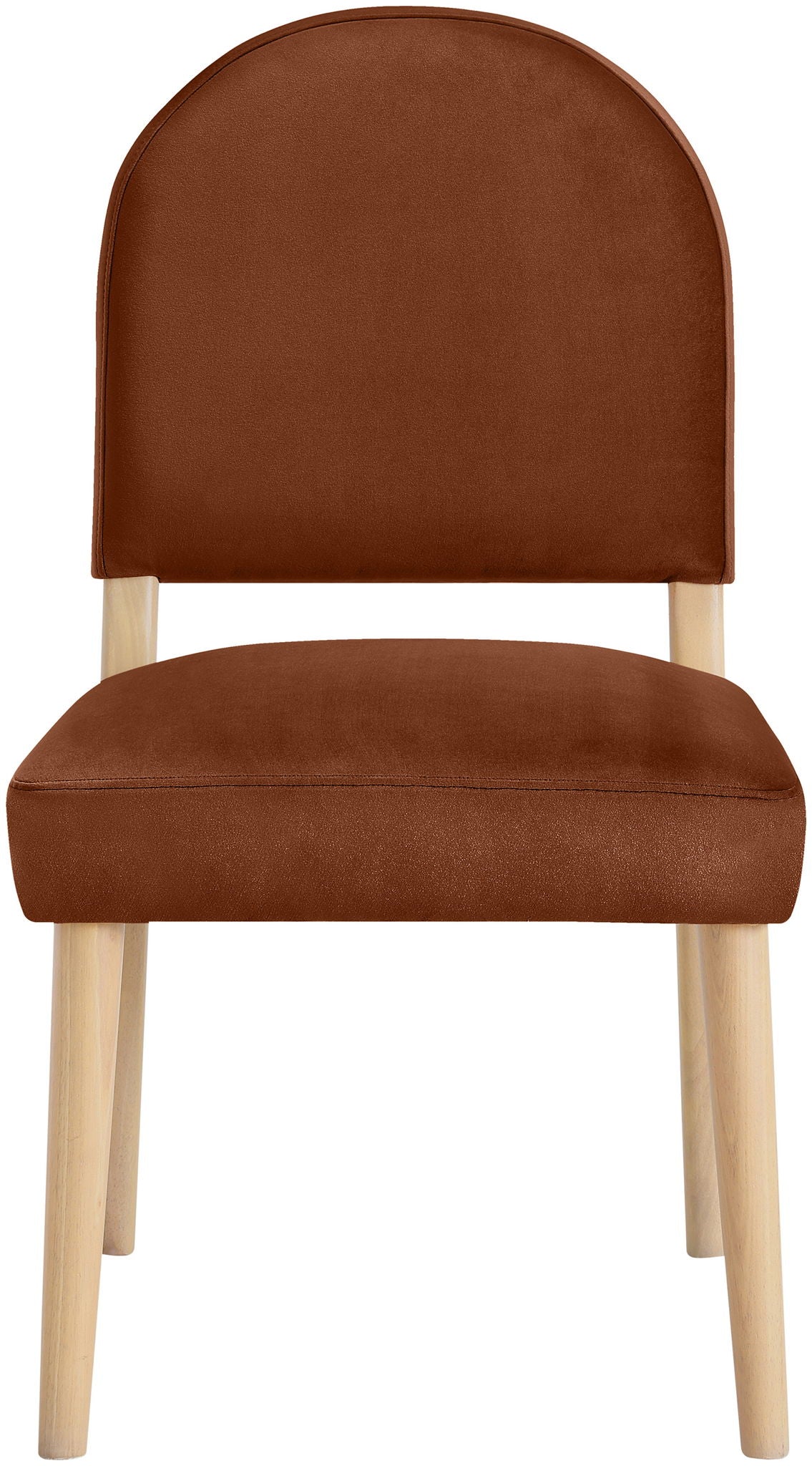 Varinelle - Velvet Dining Chair (Set of 2) - Natural Frame