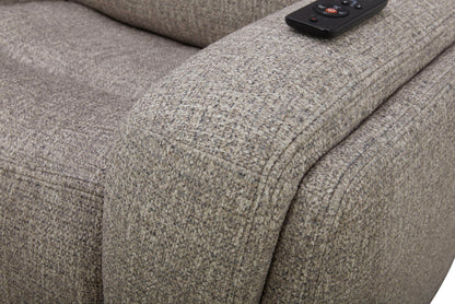 Penfield - Power Zero G Console Loveseat With Heat, Massage & Speaker P3 - Frappe