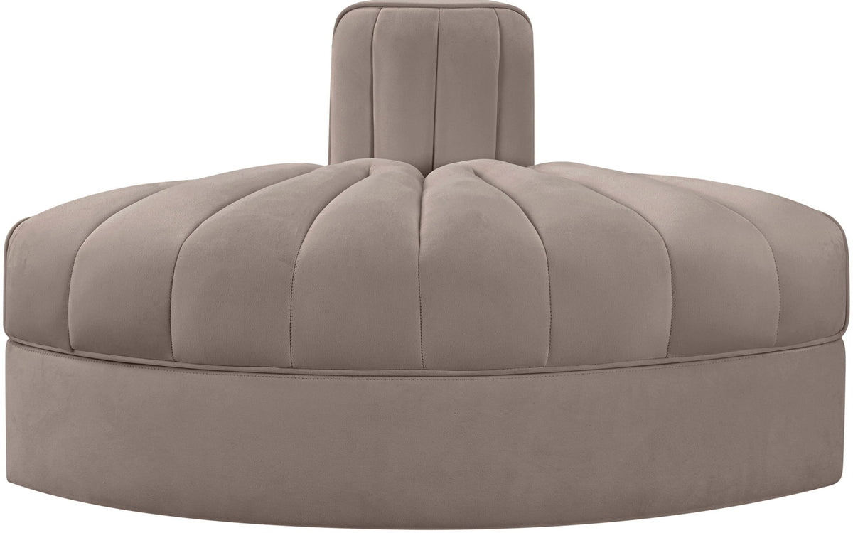 Rummi - Velvet Performance Fabric Upholstered Modular Chair