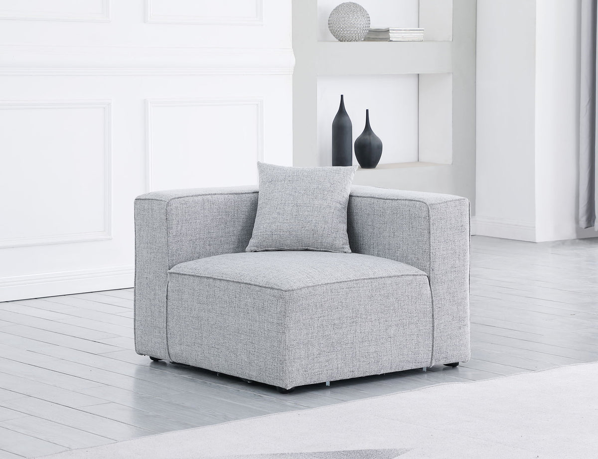 Cube - Linen Corner Chair