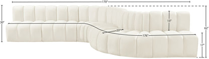 Arc - Velvet 7 Piece Modular Sofa