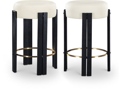 Harrison - Counter Stool With Black Legs