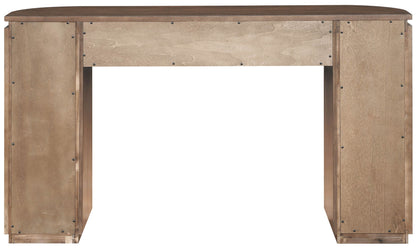 Astrid - Solid Wood And Oak Veneer Console Table
