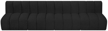 Arc - Boucle Fabric 4 Seats Modular Sofa