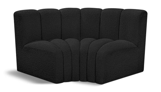 Arc - Boucle Fabric 2 Piece Modular Sofa