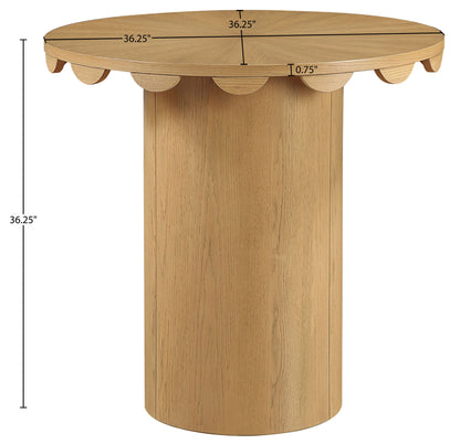 Dahlia - Solid Wood And Natural Cane Table