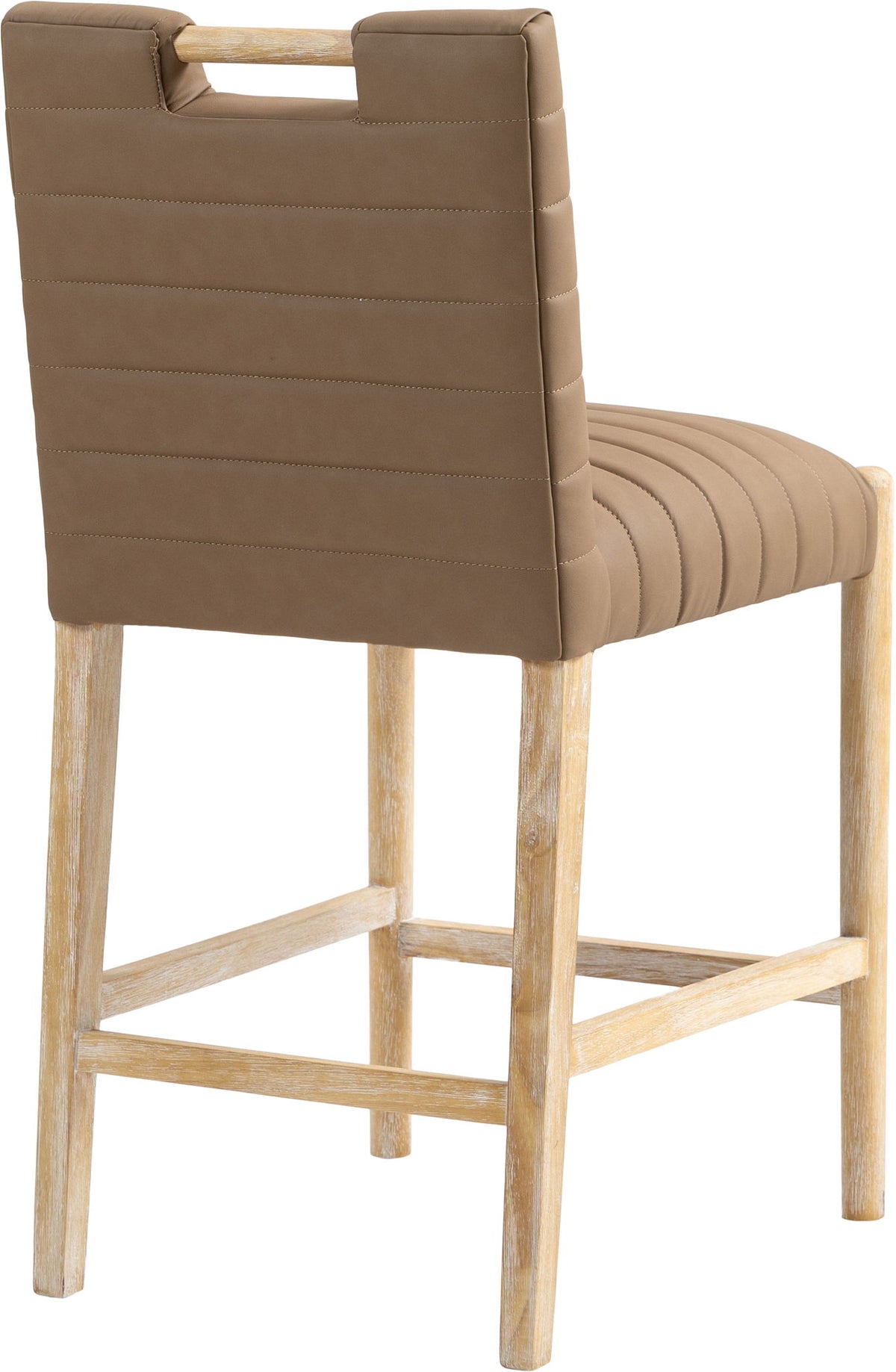 Aimee - Counter Stool - Light Brown Legs
