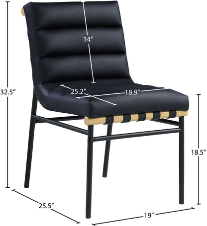 Burke - Dining Chair (Set of 2) - Black Frame