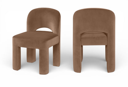 Celine - Velvet Performance Fabric Upholstered Dining Chair (Set of 2)