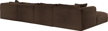 Shaggy - 6 Piece Modular Sectional With 2 Ottomans