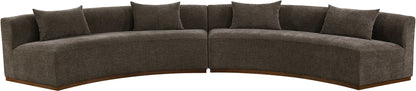 Avanti - 182.5" Chenille Fabric Upholstered 2 Piece Modular Sectional