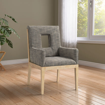 Gwendolyn - Dining Arm Chair With Natural Frame