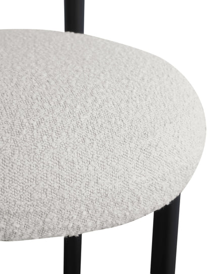 Bordeaux - Stool With Black Legs (Set of 2)