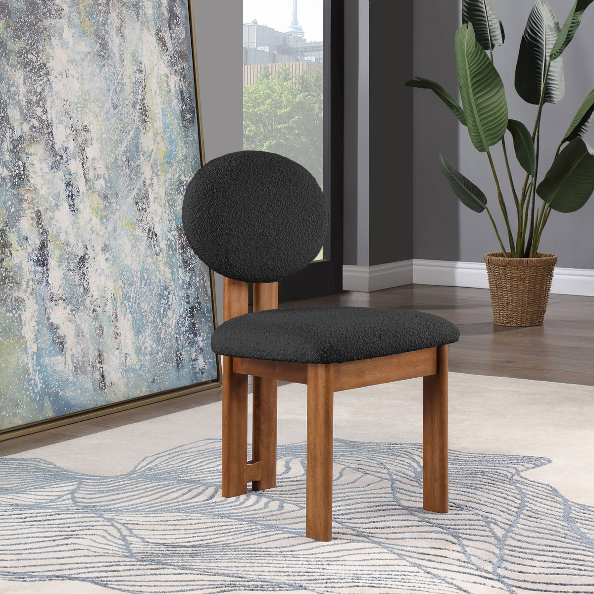 Napa - Dining Chair With Brown Legs (Set of 2)