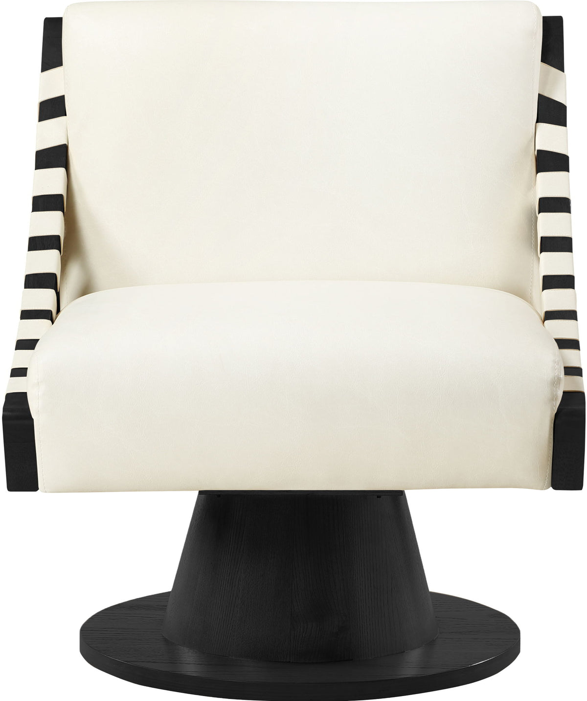 Millwin - Swivel Accent Chair With Black Base