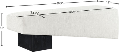 Alora - Bench - Black Base