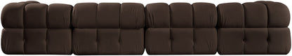 Orin - Fabric Velvet 5 Piece Modular Sectional