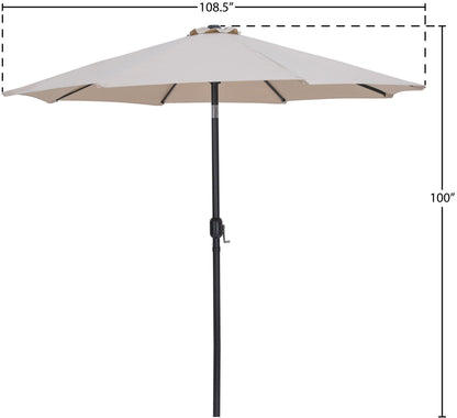 Fiji - Patio Umbrella With Black Pole