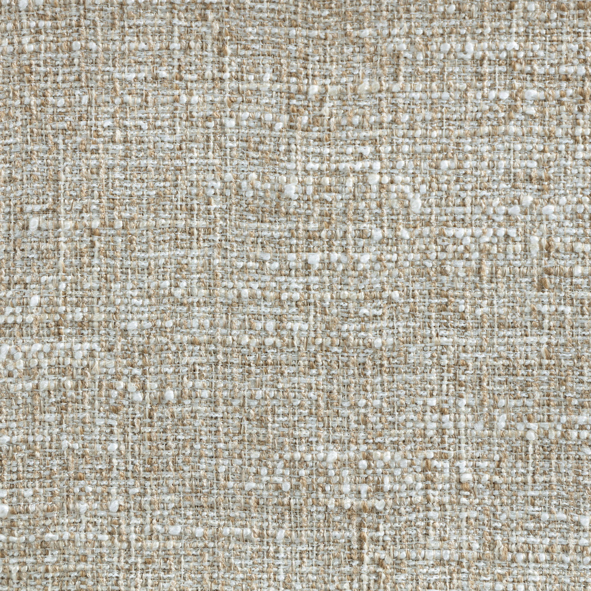 Sacha - Linen Stool With Brown Base