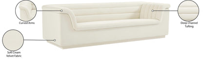 Cascade - Velvet Sofa