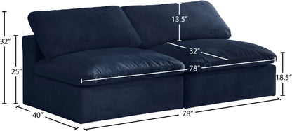 Cozy - Modular Armless 2 Seat Sofa