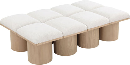 Pavilion - 8 Piece Modular Bench With Natural Base