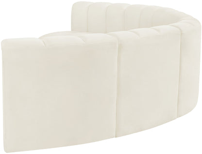 Arc - Velvet 6 Piece U-Shaped Modular Sofa