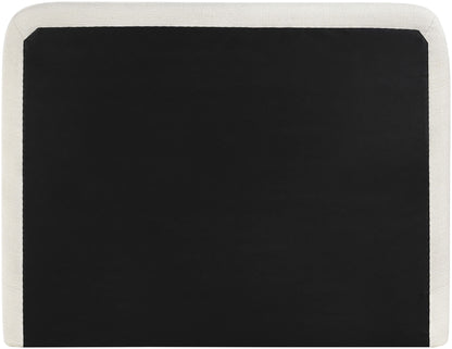 Fira - Linen Textured Fabric Upholstered Bed