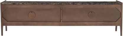 Veya - 71" Genuine Marble And Mango Wood Media Console