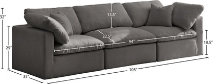 Plush - Modular 3 Seat Sofa
