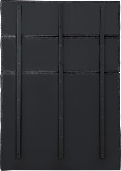 Adam - Chenille Fabric Bed With 89" Headboard