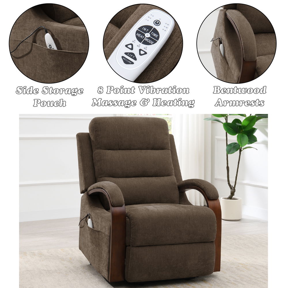 Kayla - Power Recliner With Lift & Heating & Massage