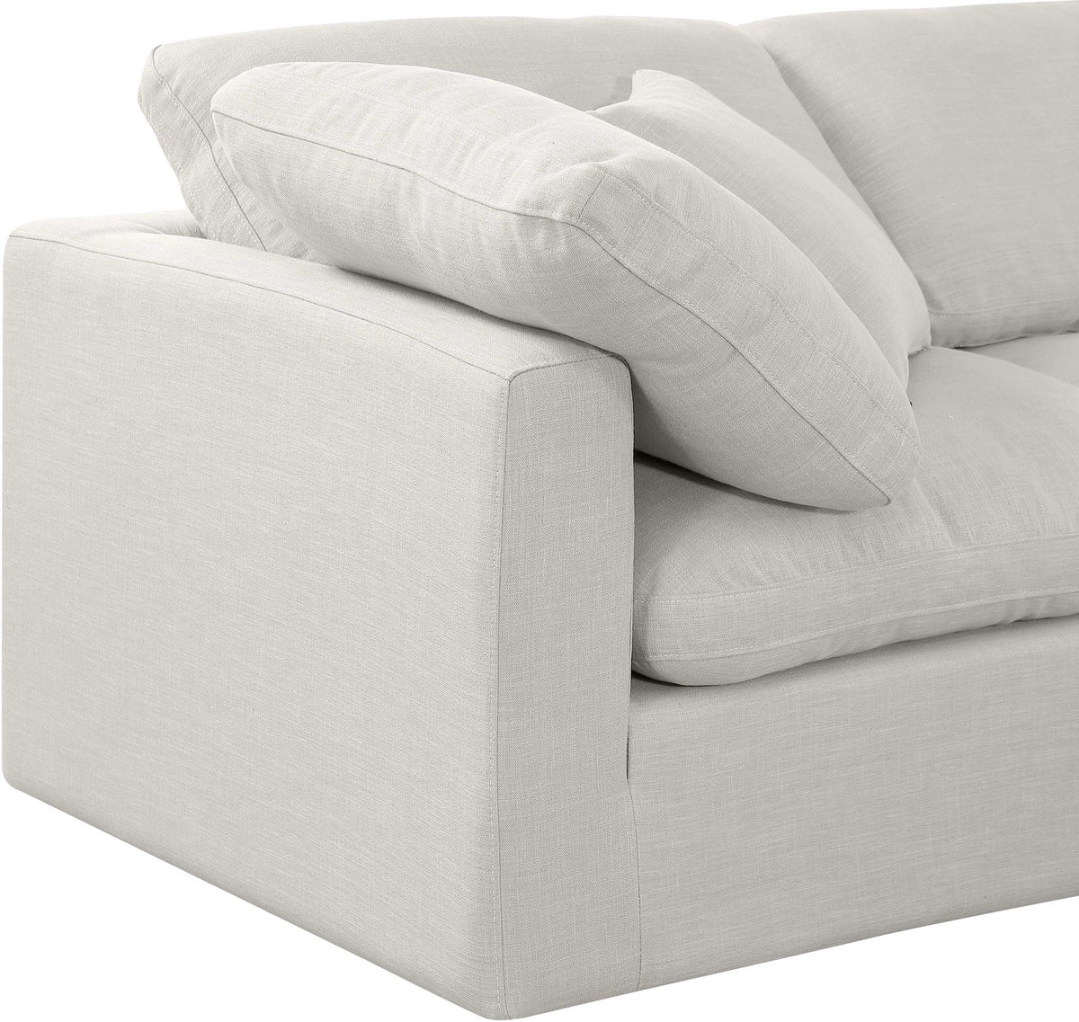 Indulge - Linen 4 Seat Modular Sofa