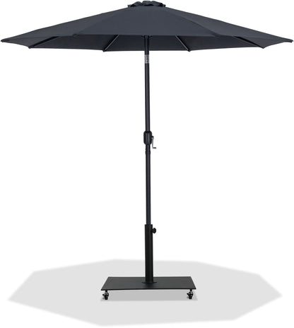 Fiji - Aluminum Patio Umbrella With Square Black Base