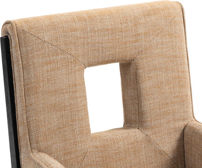 Gwendolyn - Dining Arm Chair With Black Frame