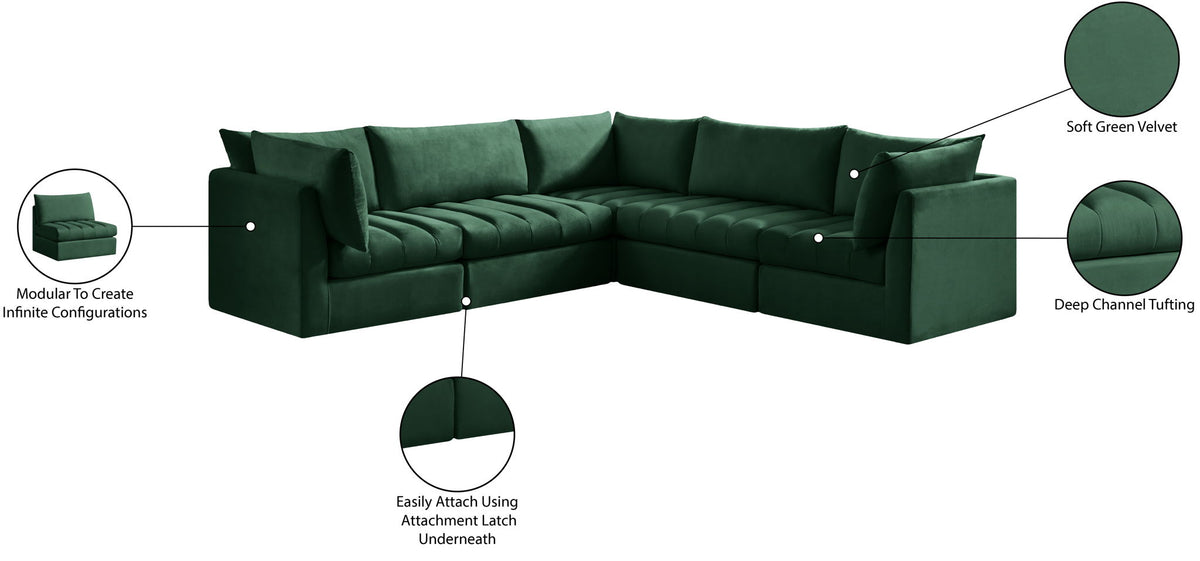 Jacob - Modular Corner Sectional 5 Piece