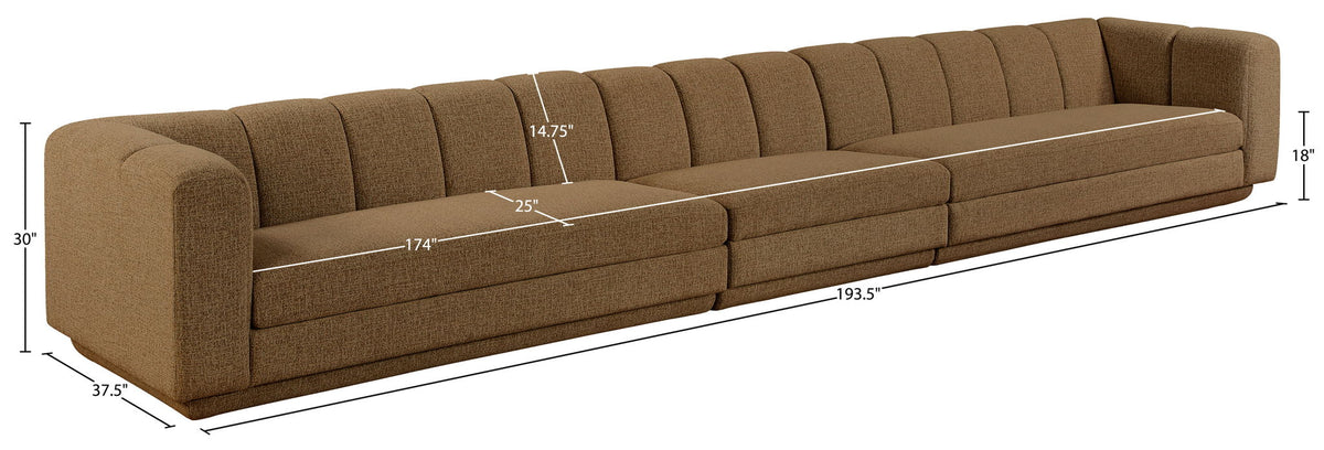 Modari - Sectional - Brown