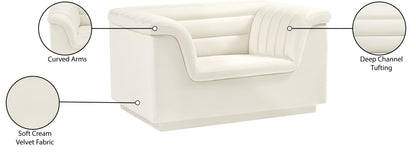 Cascade - Velvet Chair