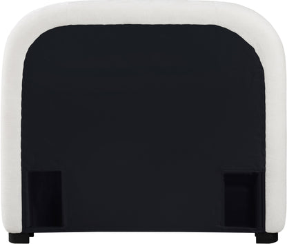 Vaughn - Chenille Bed With Black Base