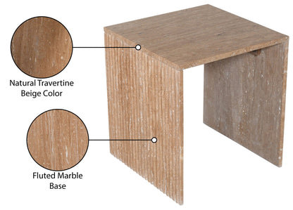 Pienza - Travertine Table