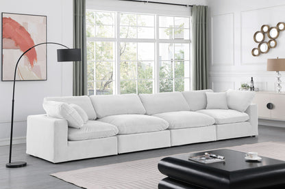 Comfy - Velvet Modular Sofa 4 Seats