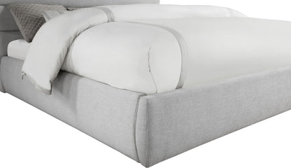 Adam - Linen Fabric Bed With 89" Headboard