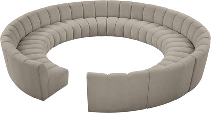 Infinity - 12 Piece Boucle Modular Sectional