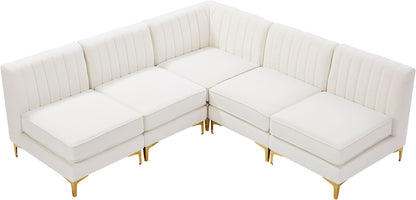 Alina - 5 Piece Armless Sectional