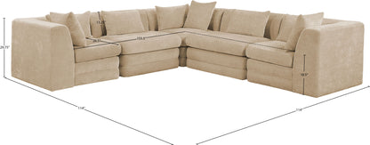 Stellar - 5 Piece Upholstered Modular Sectional