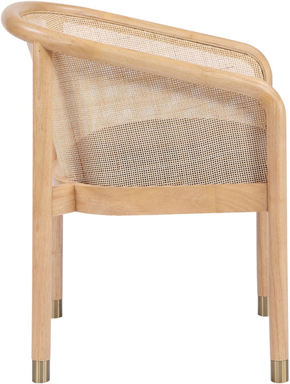 Sylvan - Vegan Leather Dining Chair (Set of 2) - Natural Frame