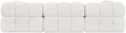 Orin - Fabric Velvet 4 Piece Modular Sectional