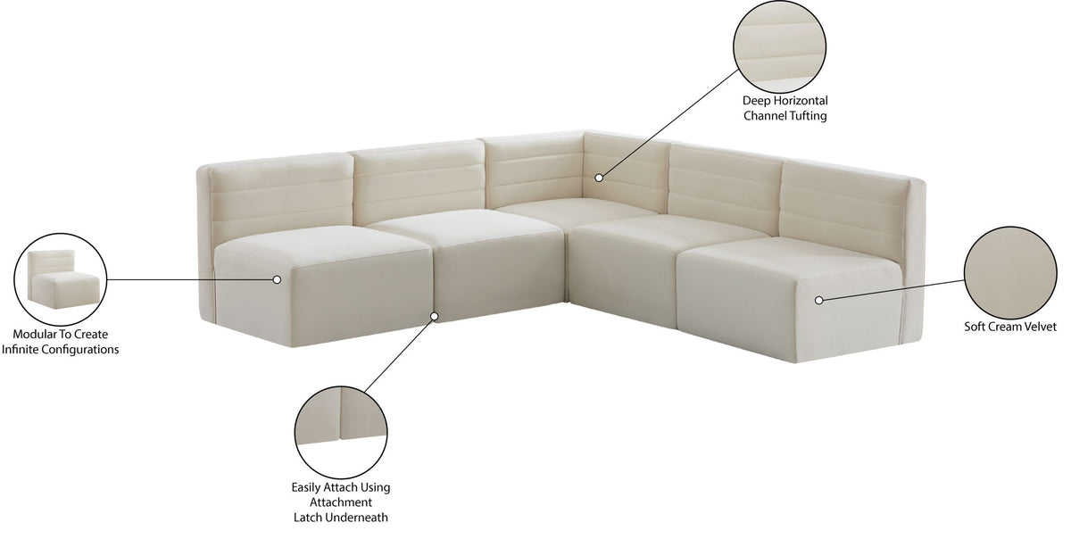 Quincy - 5 Piece Modular Sectional