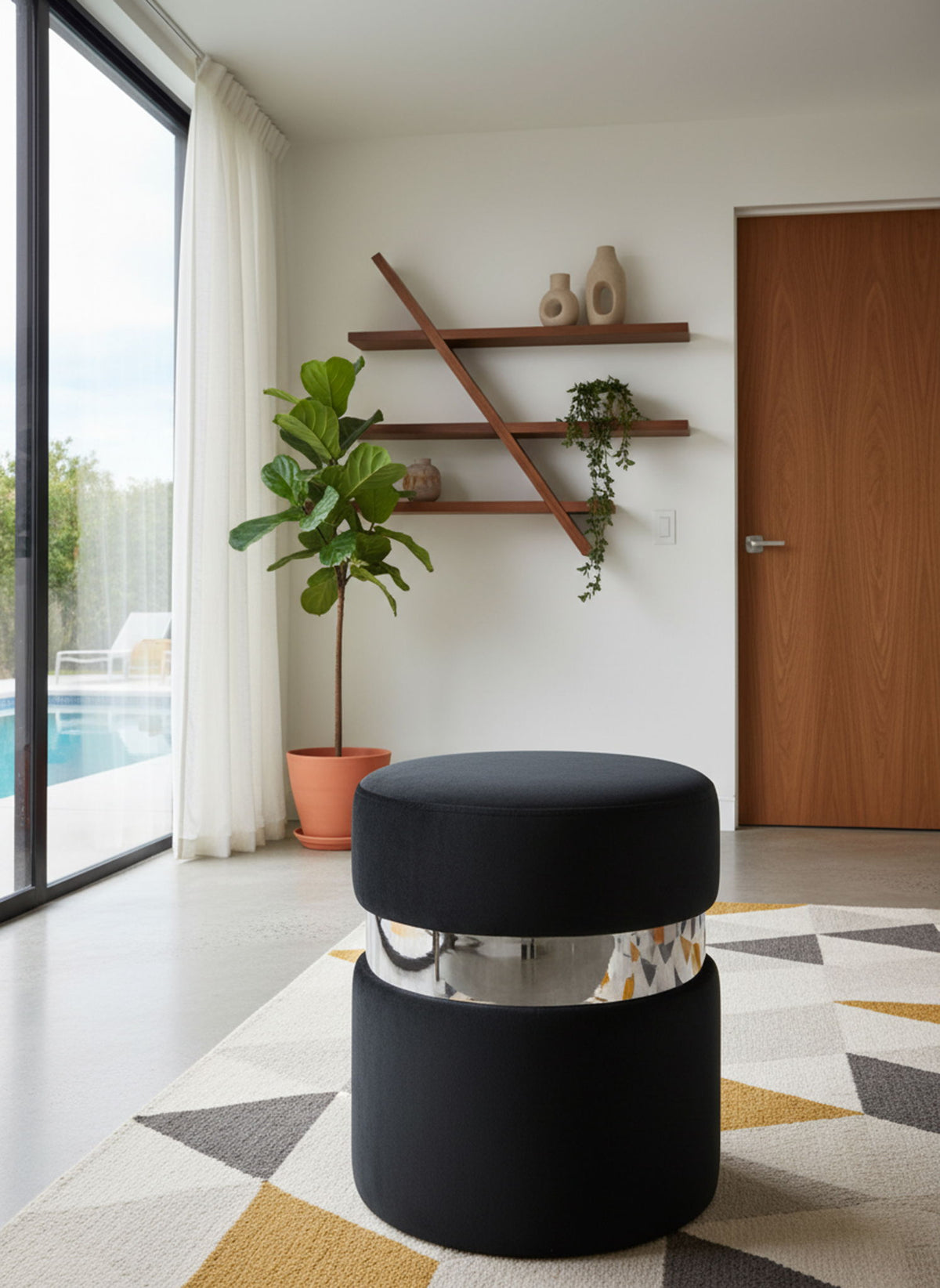 Hailey - Round Ottoman